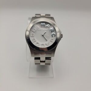 Marc by Marc Jacobs Women Stainless Steel Watch Silver MBM3133 No Box